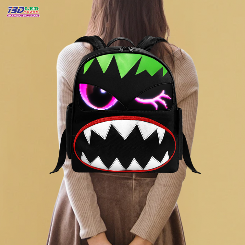 LED Cartoon Backpack